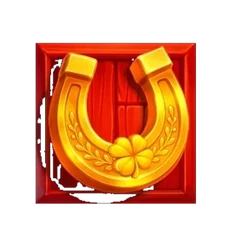 Red and gold horseshoe icon from the 3 Pots of Luck paytable